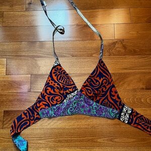 Colourful Rave Beach Top - Reversible